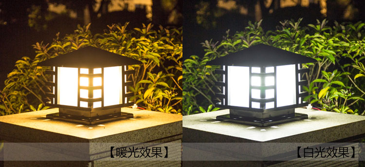 东莞丝瓜成视频人app下载localhost照明(QDZTD-008)户外围墙墙头方形柱头灯暖光\白光亮灯效果